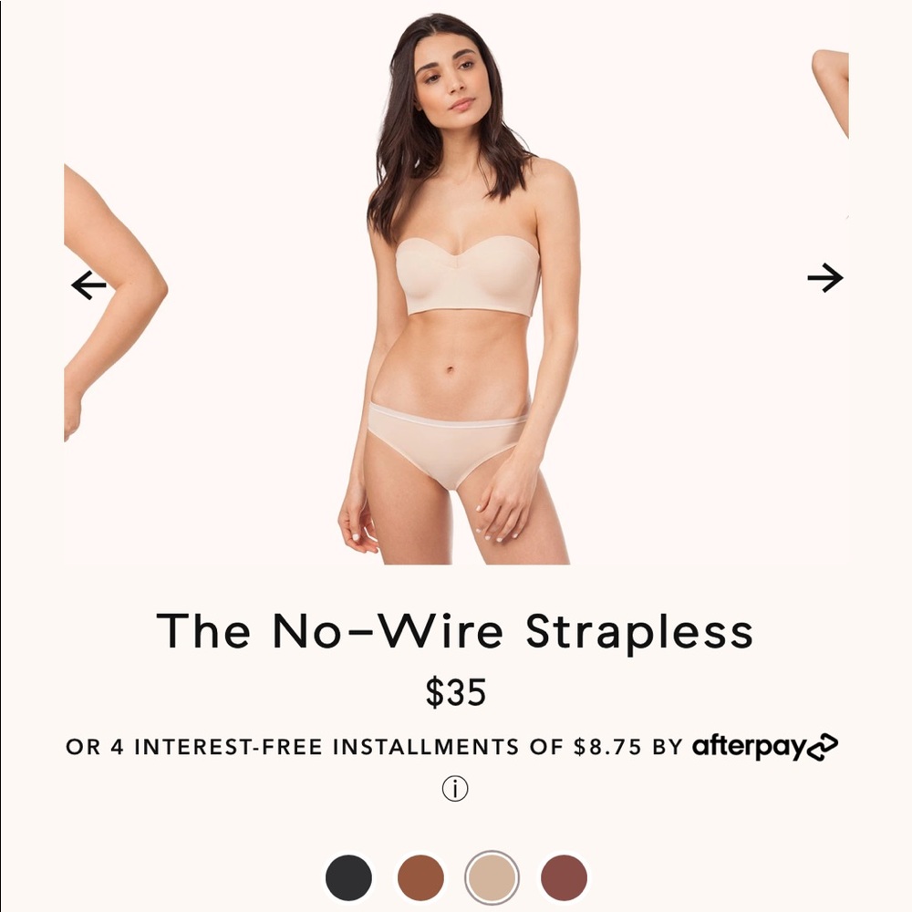 LIVELY No-Wire Strapless Bra